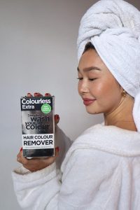 Colourless Hair Colour Remover - Strand Testing